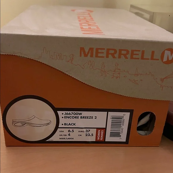 Merrell Black Mesh Slip-On Clogs Encore Breeze 2 - Picture 8 of 9